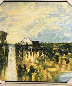 Öljyvärimaalaus Talo Maisema Jp062 | Outlet