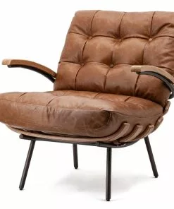 Nahkanojatuoli Bastiaan 97622 Ko