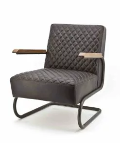 Ruskea Nahkanojatuoli Marc 97651 Br