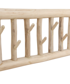 Askeettinen Puinen Naulakko Amcoat 80 9 Askeettinen Puinen Naulakko Amcoat 80 -Huonekalu kauppa askeettinen boho tyylinen puinen seinanaulakko