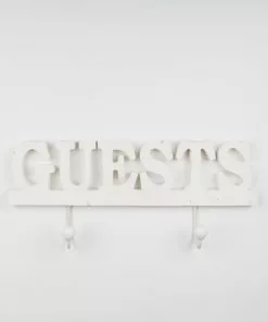 Valkoinen Guests Naulakko -34V