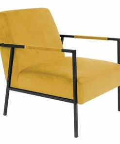 Lounge Nojatuoli Wakasan -Huonekalu kauppa keltainen lounge nojatuoli wakasan