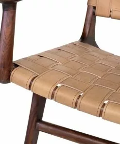 Design Nojatuoli Nahkapunos Teak -Huonekalu kauppa kopenhagen nojatuoli lounge tuoli design tuoli puinen nahkainen nahkapunos n ytt v tyylik s moderni artesaani 7