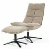 Pyörivä Nojatuoli Rahilla Marcus 95593 Beige -Huonekalu kauppa moderni nojatuoli rahilla marcus