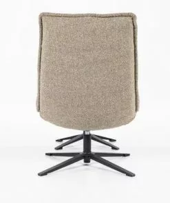 Pyörivä Nojatuoli Rahilla Marcus 95593 Beige -Huonekalu kauppa moderni tyylikas nojatuoli rahilla marcus takaa