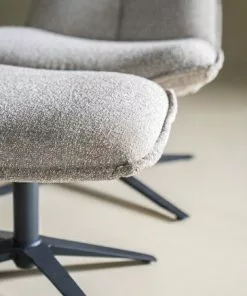 Pyörivä Nojatuoli Rahilla Marcus 95593 Beige -Huonekalu kauppa moderni tyylikas nojatuoli rahilla marcus lk