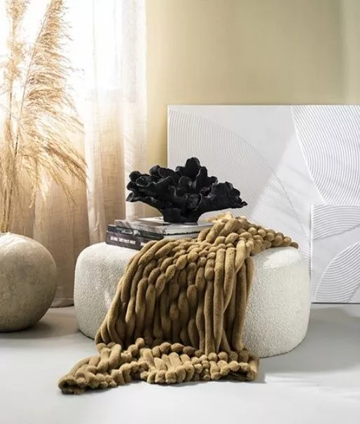 Torkkupeitto Wuzzy 210096 Gold 4 Torkkupeitto Wuzzy 210096 Gold - Image 2