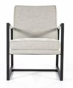 Pelkistetty Nojatuoli Isaac 95617 Beige -Huonekalu kauppa pelkistetty nojatuoli kevyt nojatuoli isaac edest beige