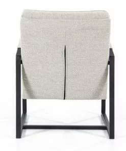 Pelkistetty Nojatuoli Isaac 95617 Beige -Huonekalu kauppa pelkistetty nojatuoli kevyt nojatuoli isaac takaa beige