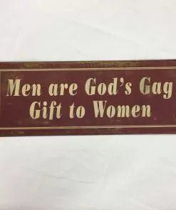 Peltitaulu Men Are Gad´s Ms-20