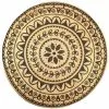 Pyöreä Matto Jute 6244 2 Pyöreä Matto Jute 6244 -Huonekalu kauppa py re juutti matto jute luonnollinen kuvioitu juuttilanka