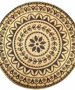 Pyöreä Matto Jute 6244