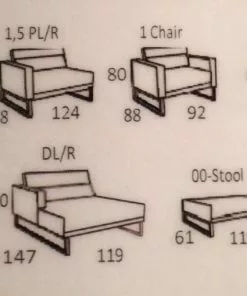 Nojatuoli Sierra 1,5 Ulos -Huonekalu kauppa sierra 6