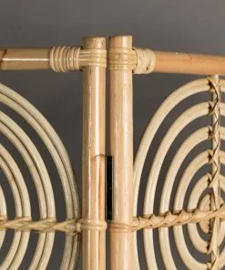 Sermi Rumour Natural -Huonekalu kauppa tilanjakaja sermi koristeellinen rottinkinen kuvioitu natural 4 1